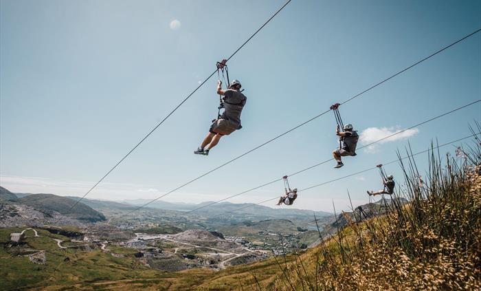 Take flight on Titan, Europe's largest zip zone